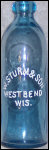 WestBendAntiqueWisconsinHutchBottles