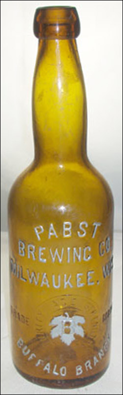 Beer antique pabst bottle VINTAGE BEER