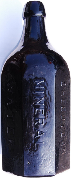 Bertschy & Thayer Sheboygan Mineral Water Bottle Ex Rare