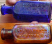 Nice Cobalt blue antique Wisconsin medicine bottle Oshkosh