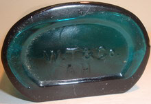 Extremely rare Janesville Wisconsin antique medicine bottle