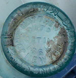 Matthews Gravitational stopper bottom 1864