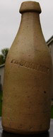 Rare Fort Atkinson Wisconsin antique clay beer bottle