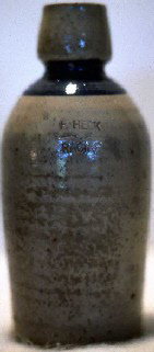 Fake Antique Racine Wisconsin Clay Beer Bottle
