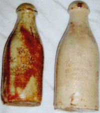 Wm. E. & Co ROOT BEER MILWAUKEE antique clay beer bottle Wm. E. & Co ROOT BEER MILWAUKEE antique clay beer bottle